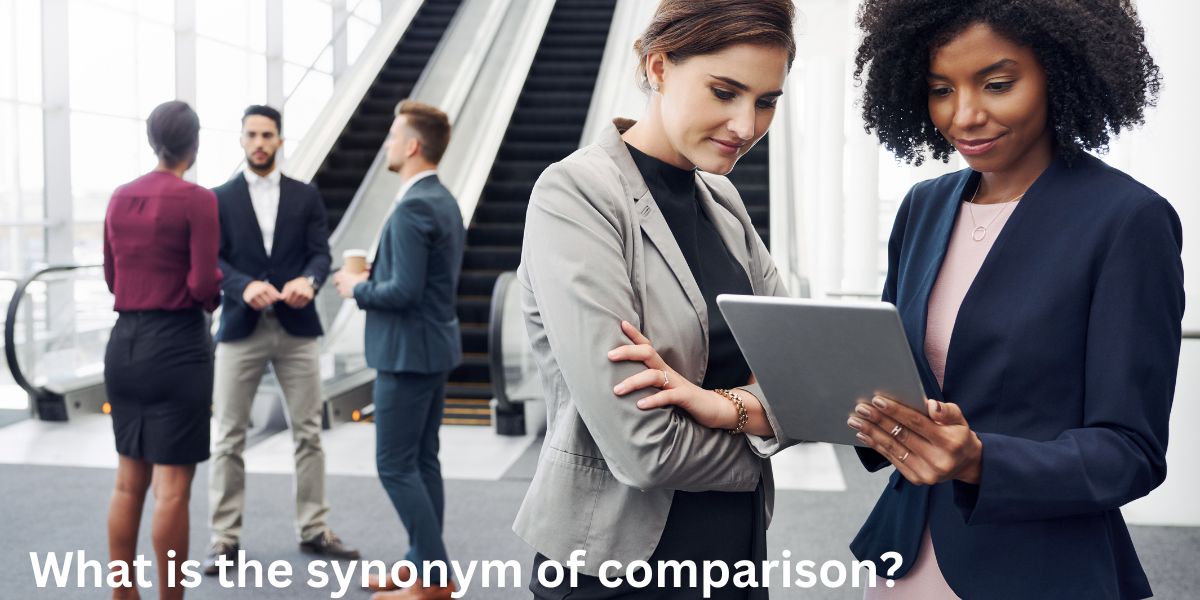 What is the synonym of comparison?